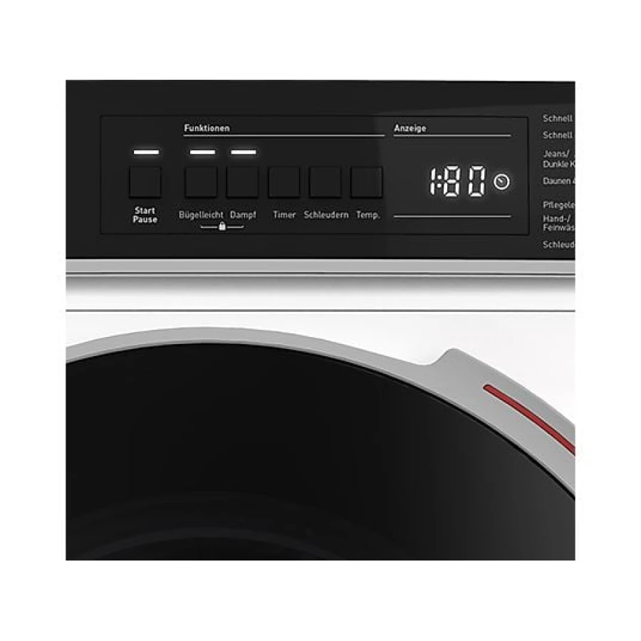 Sharp ESNFB014CWNA Wasmachine 10kg 1400toeren - Afbeelding 3