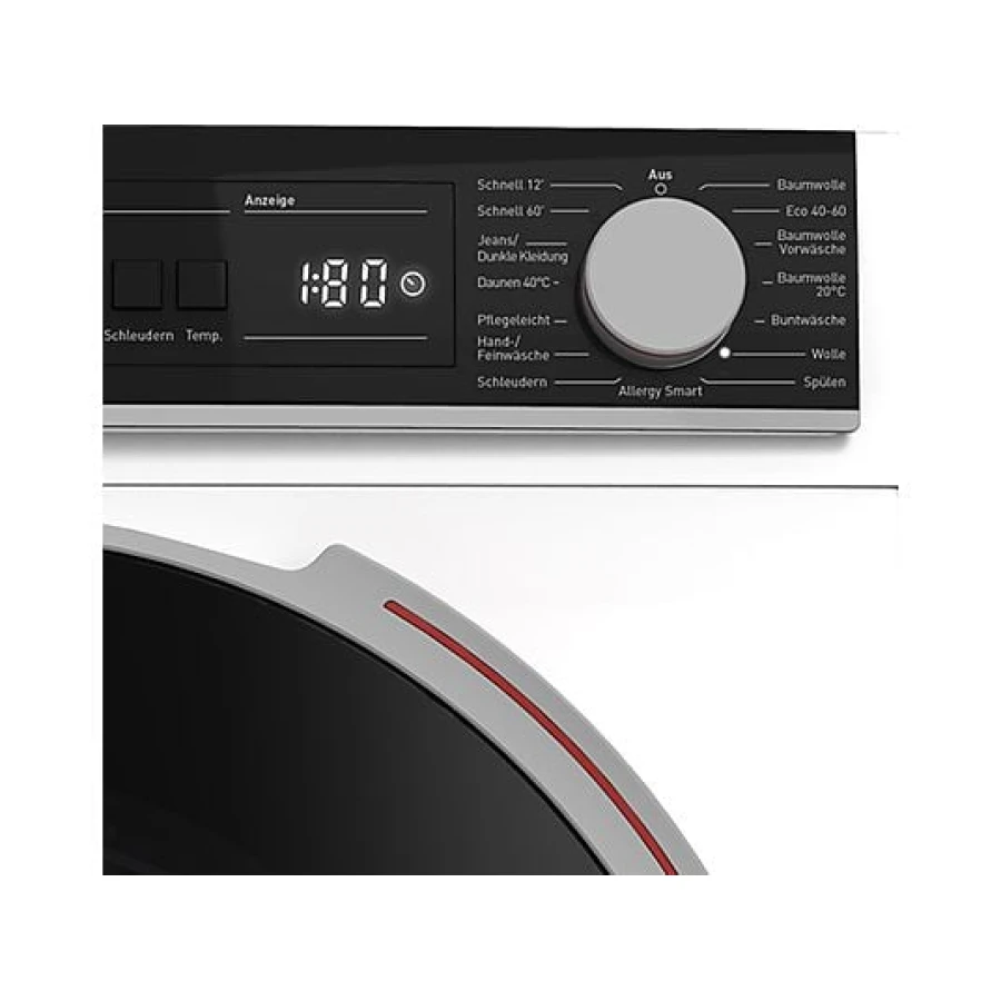 Sharp ESNFB014CWNA Wasmachine 10kg 1400toeren - Afbeelding 5