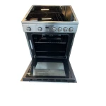 B-keus!! Fitelli FI6001RVS Inductie Fornuis Vrijstaand 60 cm – Boosterfunctie – met Heteluchtoven –  RVS-2 fase - Afbeelding 9