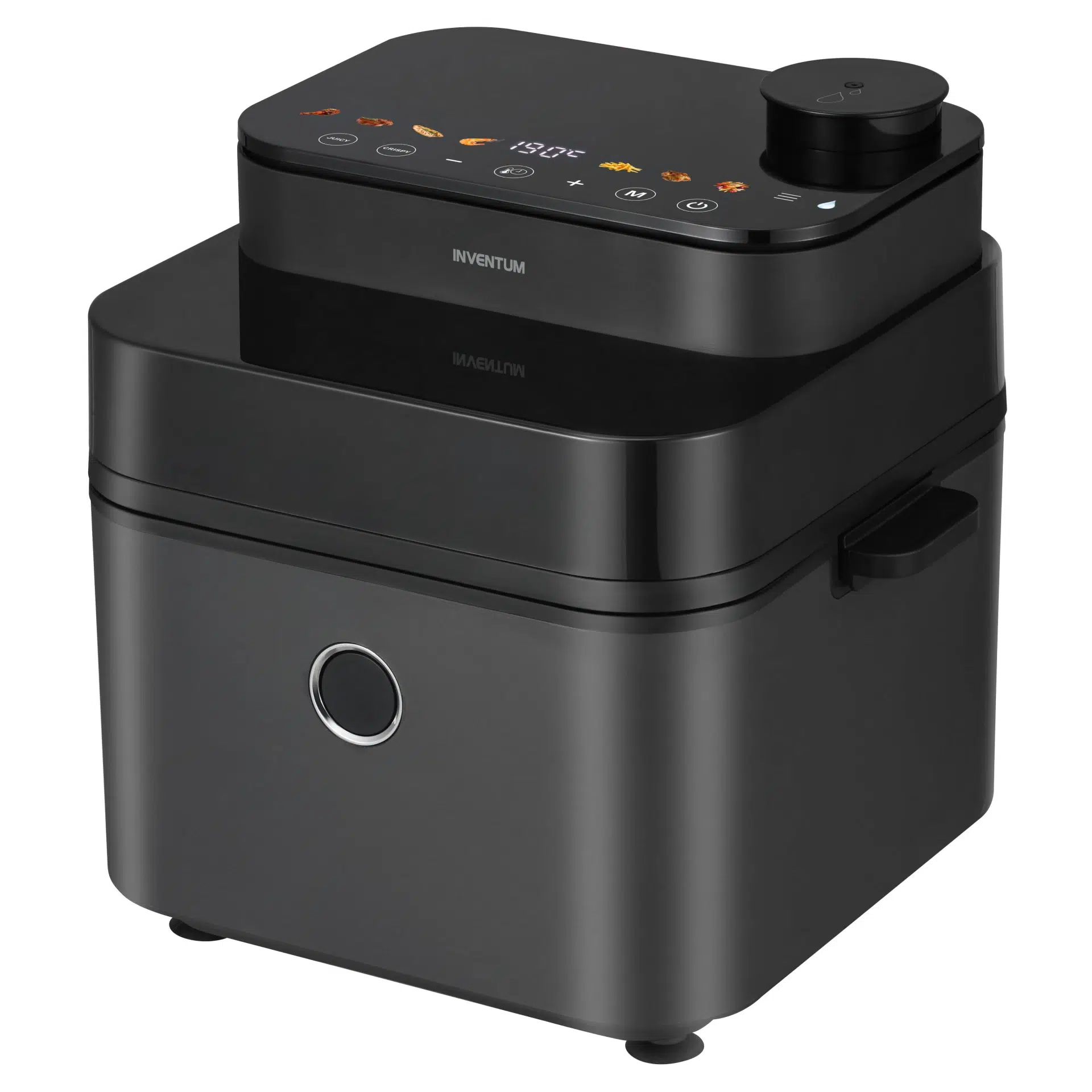 GF730HLDB Inventum GF730HLD Airfryer - Inhoud 7,3 liter - Zwart/Grijs - Afbeelding 1