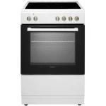 PELGRIM PFI7160WIT 60 cm Inductie fornuis met 4 zones, wit