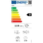 SHARP KDNHA8S6GWDBX Warmtepompdroger 8 kg - Afbeelding 4