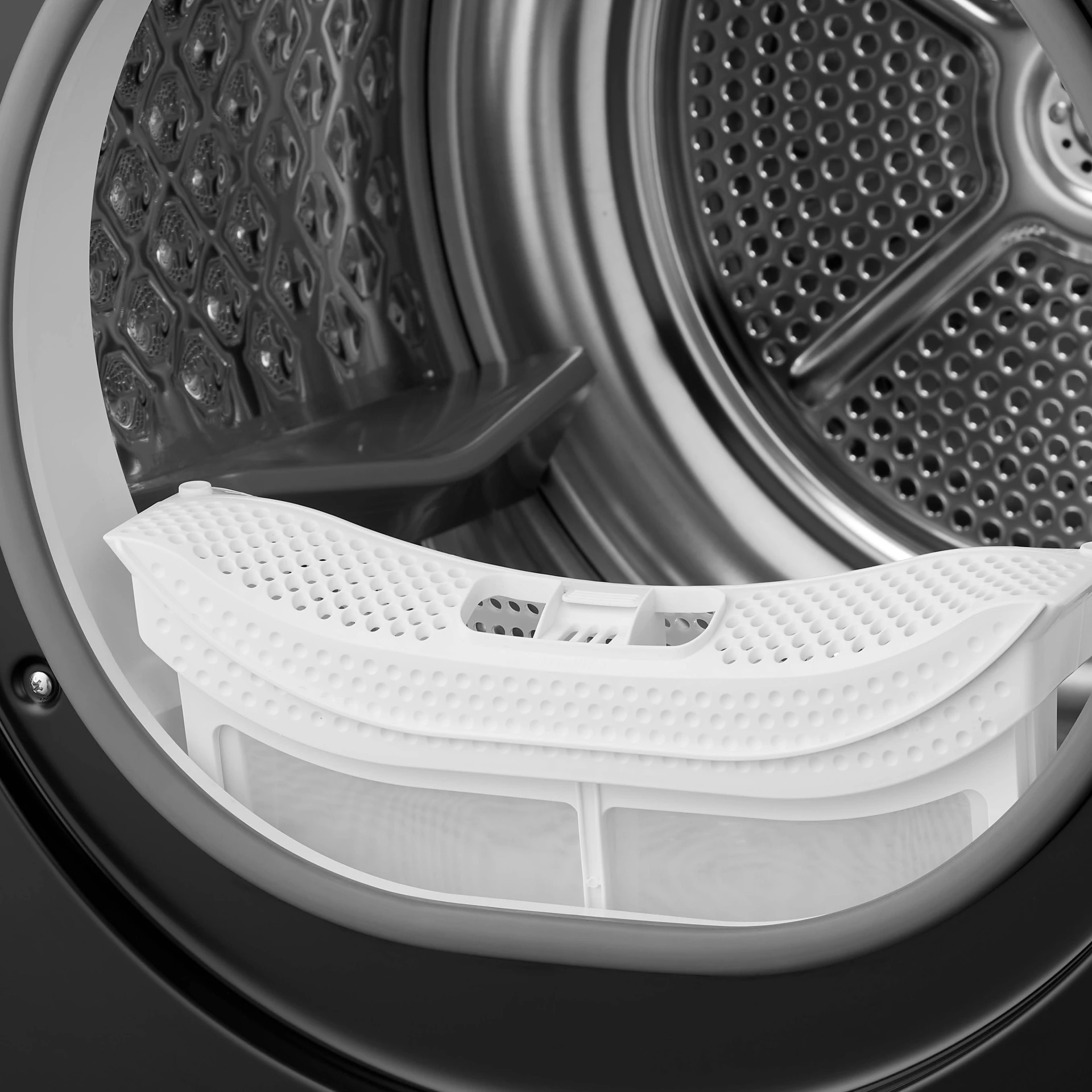 vdw8030b-detail-5jpg Inventum VDW8030B warmtepomp droger zwart met 8 kg. vulgewicht - Afbeelding 7