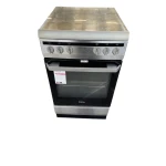 Inventum VFG5020GRVS - Vrijstaand gasfornuis - Elektrische oven - 4 kookzones - 50 cm - 62 liter - Zilver/Zwart (kopie) - Afbeelding 4