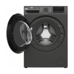 Beko B3WM49410M2 wasmachine zilver met 9 kg. vulgewicht en 1400 toeren 5 jaar garantie - Afbeelding 3