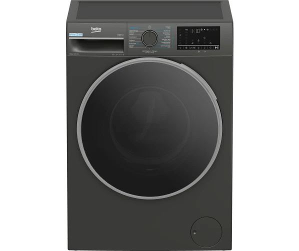 Beko-B3WM49410M2_4 Beko B3WM49410M2 wasmachine zilver met 9 kg. vulgewicht en 1400 toeren 5 jaar garantie - Afbeelding 1