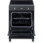 Fitelli FI6003ZW Inductie Fornuis Vrijstaand 60 cm – Boosterfunctie – met Heteluchtoven – Mat Zwart - 2 en 3 fase - Afbeelding 3