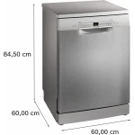 Bosch SMS2HTI02E - Serie 2 - Vrijstaande vaatwasser - 60 cm - Geborsteld staal - Anti-fingerprint - Energielabel D - Home Connect - Afbeelding 2