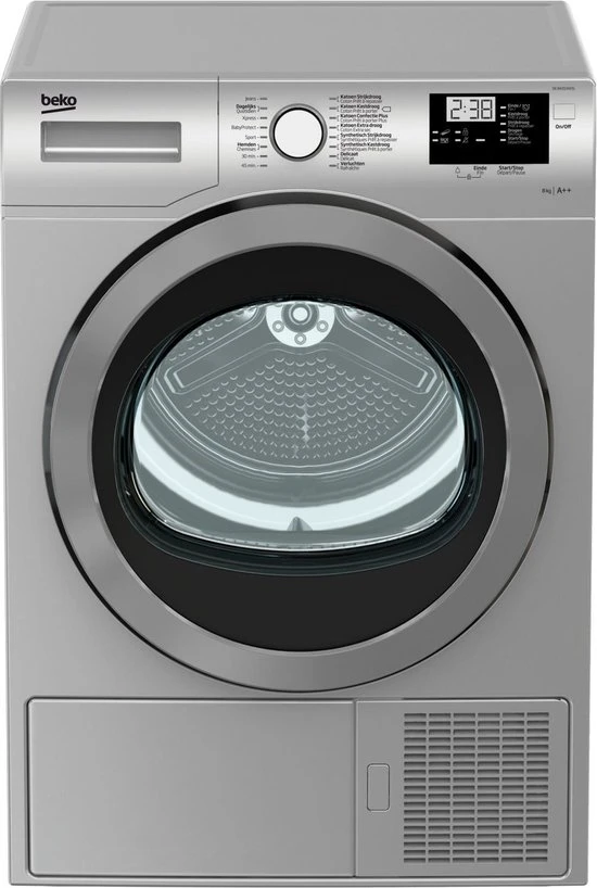 550x818 Beko DE8433RX0S Warmtepompdroger 8kg - Afbeelding 1