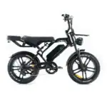 Fatbike V20 PRO – E-Fatbike incl. Voorslot + Achterzitje + Voorrek – Zwart - Afbeelding 6