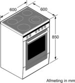 Bosch HLN39A020 - Serie 4 - Vrijstaande Inductiefornuis - Afbeelding 7