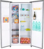 Aanbieding!! Fitelli KV436ISIL2 Amerikaanse koelkast Zilver grijs 90cm breed - Afbeelding 2