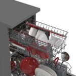 Sharp QWNS1CF49ESEU - vrijstaande vaatwasser - 45cm - Zilver - Afbeelding 5