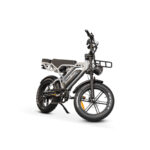 Fatbike V20 PRO – E-Fatbike incl. Voorslot + Achterzitje + Voorrek – Nardo Grijs - Afbeelding 6