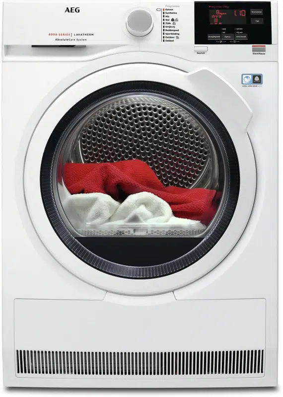 2001236869.webp AEG T8DB84GW - Warmtepompdroger 8kg - Afbeelding 1