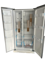 Aanbieding!! Fitelli KV436ISIL2 Amerikaanse koelkast Zilver grijs 90cm breed - Afbeelding 8