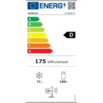 Inventum KV1808R - Koel-vriescombinatie - 180cm hoog - RVS - Afbeelding 8