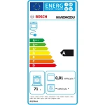 Bosch HKA004020U - Serie 2 - Fornuis - Vrijstaand elektrisch fornuis - Keramisch - Wit - Energielabel A - Afbeelding 6