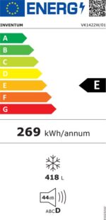 Inventum Vrieskist -VK1422W  418 liter - 141,5 cm breed - Wit - Afbeelding 15