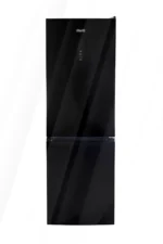 B-keus!! Luxe Fitelli KV314GLZW02 Koelvriescombinatie-Glazen voorkant -No-frost-185cm hoog-60cm breed-kleur zwart (kopie)