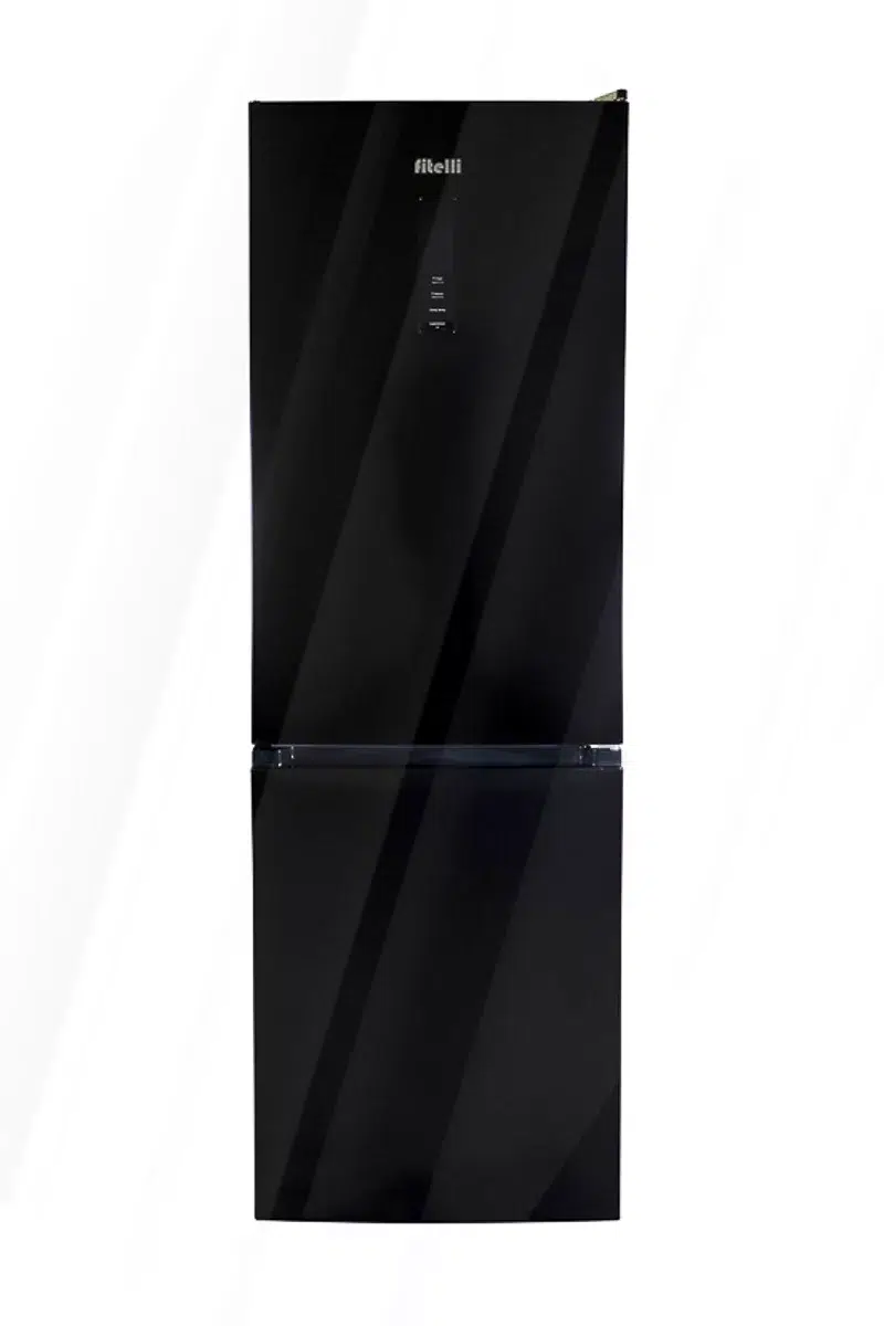 4N5A1390-Edit-jpg.webp B-keus!! Luxe Fitelli KV314GLZW02 Koelvriescombinatie-Glazen voorkant -No-frost-185cm hoog-60cm breed-kleur zwart (kopie) - Afbeelding 1