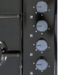 Fitelli GK60ZW Vrijstaand gaskookplaat 60 cm – 4 Gasbranders – Zwart – Elektrische Ontsteking – Stijlvol Design - Afbeelding 2