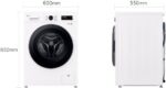 LG F4X1009NWB wasmachine Voorbelading 9 kg 1400 TPM Wit - Afbeelding 6