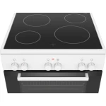 Bosch HKA004020U - Serie 2 - Fornuis - Vrijstaand elektrisch fornuis - Keramisch - Wit - Energielabel A - Afbeelding 2