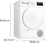 Bosch WTH8300LNL - Serie 4 - Warmtepompdroger - 8 kg - Energielabel A++ - Afbeelding 5