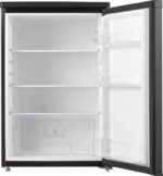 Inventum KK550B tafelmodel koelkast energiezuinig - 131 liter - Zonder vriesvak - 55 cm breed - Superkoelen - Led-verlichting - Energielabel D - Vrijstaand - Zwart - Afbeelding 8