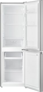 Inventum KV1500S Low Frost energiezuinige koel-vriescombinatie - 150 cm hoog - 174 liter - Energielabel D - Vrijstaand - Zilver - Afbeelding 5