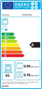 Inventum VFI5042ZWA - Vrijstaand inductie fornuis - Elektrische oven - 4 kookzones - 50 cm - 65 liter - Zwart - Afbeelding 9