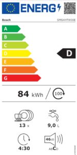 Bosch SMS4HTW00E - Serie 4 - Vrijstaande vaatwasser - Afbeelding 14