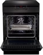 Inventum VFI6042ZWA - Vrijstaand inductie fornuis - Elektrische oven - 4 kookzones  60cm- 65 liter - zwart - Afbeelding 5