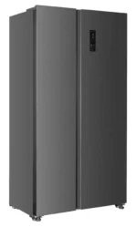 Aanbieding!! Fitelli KV436ISIL2 Amerikaanse koelkast Zilver grijs 90cm breed