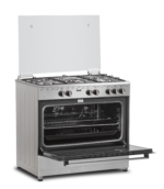 Fitelli FG9001RVS RVS gasfornuis 90cm Met Hetelucht oven - Afbeelding 4