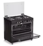 B-keus!! Fitelli FG9001ZW zwart gasfornuis 90cm met hetelucht - Afbeelding 8