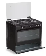 B-keus!! Fitelli FG9001ZW zwart gasfornuis 90cm met hetelucht - Afbeelding 7
