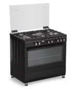 B-keus!! Fitelli FG9001ZW zwart gasfornuis 90cm met hetelucht - Afbeelding 5
