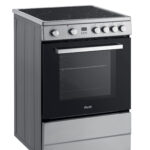Fitelli FI6001RVS Inductie Fornuis Vrijstaand 60 cm – Boosterfunctie – met Heteluchtoven –  RVS-2 fase