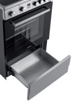 Fitelli FK6002RVS keramisch Fornuis 60CM met heteluchtoven- Grijs- 2 of 3 fase - Afbeelding 4