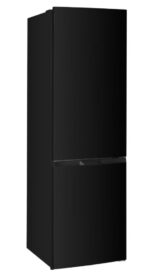 Fitelli KV253ZW2 Koel-vriescombinatie – 180 cm Hoog, 253 Liter, No Frost, Zwart