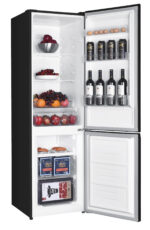 B KEUS !!! Fitelli KV253ZW1 Koel-vriescombinatie – 180 cm Hoog, 253 Liter, No Frost, Zwart - Afbeelding 2
