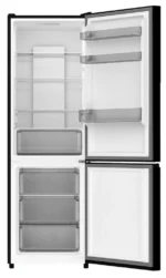 Nieuw!! Fitelli KV314ZW01 Koelvriescombinatie No-frost 185cm hoog 60cm breed kleur zwart mat - Afbeelding 2