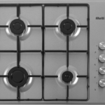 Fitelli GK601IBRVS Inbouw gaskookplaat - breedte 58 cm| Roestvrij staal