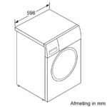 BOSCH WGE0340SNL Wasmachine 8kg 1400toeren - Afbeelding 8