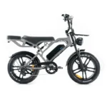 Fatbike V20 PRO – E-Fatbike incl. Voorslot + Achterzitje + Voorrek – Nardo Grijs