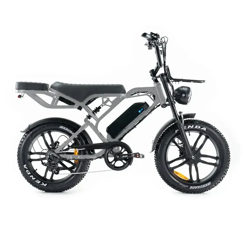 V20-Pro-Grijs-fatbikeskopen_nl.webp Fatbike V20 PRO – E-Fatbike incl. Voorslot + Achterzitje + Voorrek – Nardo Grijs - Afbeelding 1