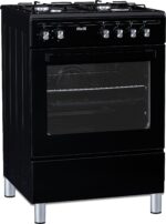B-keus!! Fitelli FG6001ZW Gasfornuis 60CM zwart - Afbeelding 4
