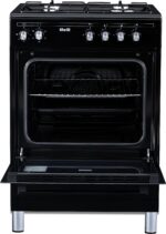 B-keus!! Fitelli FG6001ZW Gasfornuis 60CM zwart - Afbeelding 3